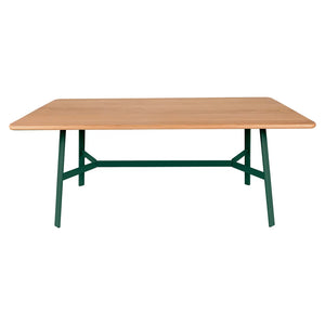 Fermob – So'o – Table chêne 180 x 90 cm – Vert cèdre