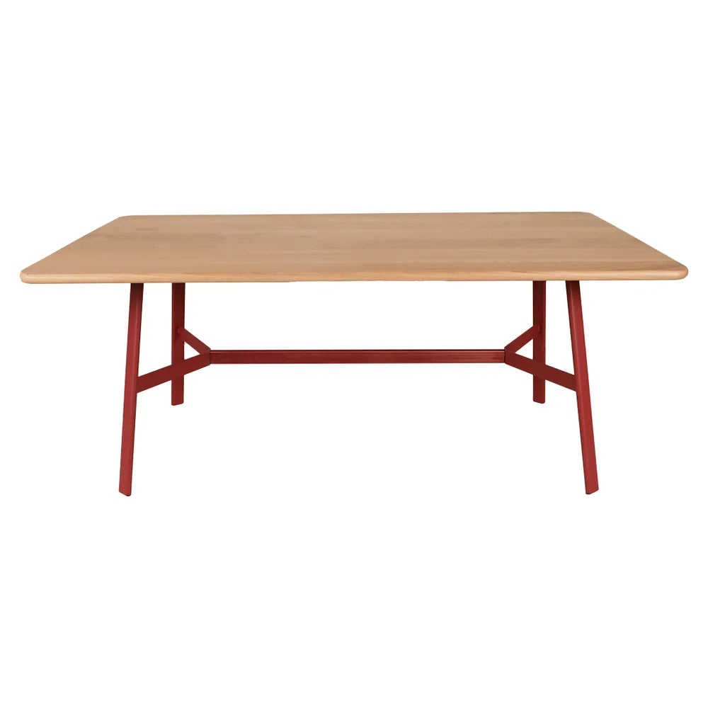 Fermob – So'o – Table chêne 180 x 90 cm – Piment