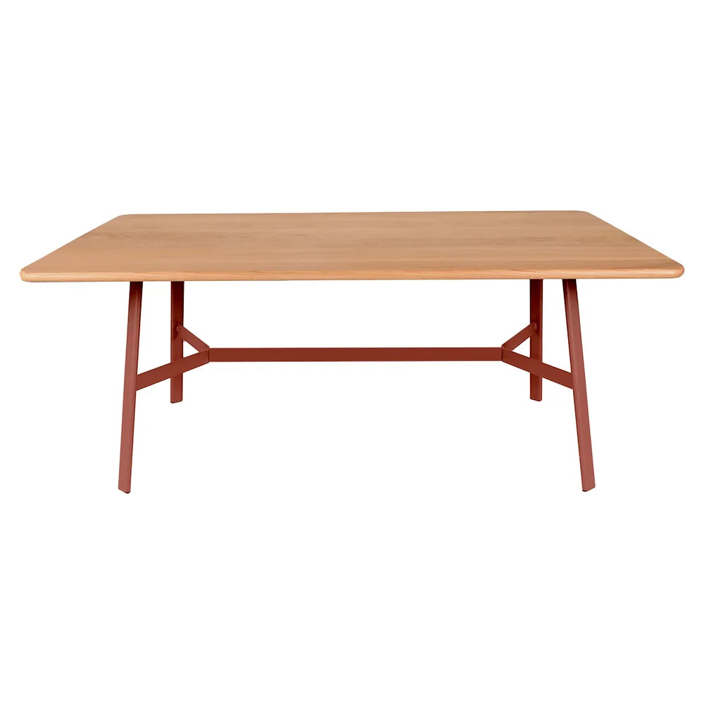 Fermob – So'o – Table chêne 180 x 90 cm – Ocre rouge