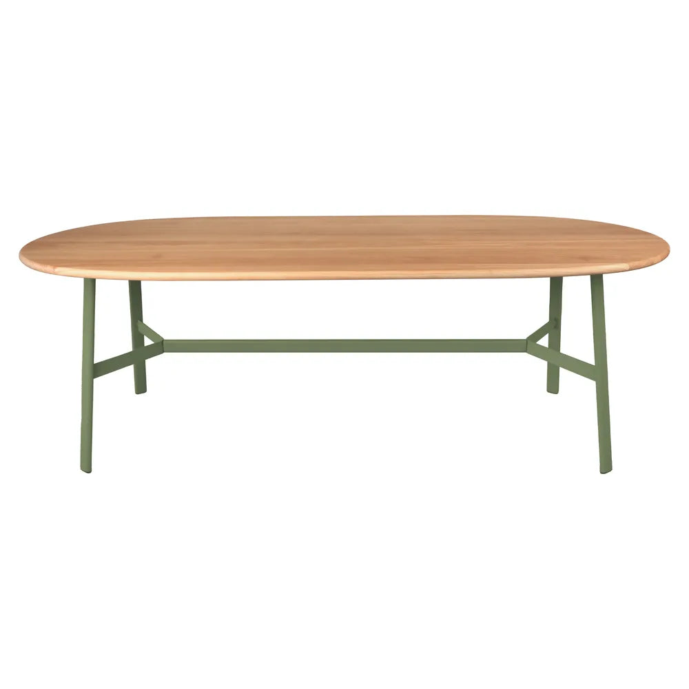 Fermob – So'o – Table chêne ovale 220 x 95 cm – Cactus