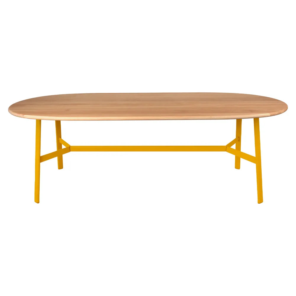 Fermob – So'o – Table chêne ovale 220 x 95 cm – Miel