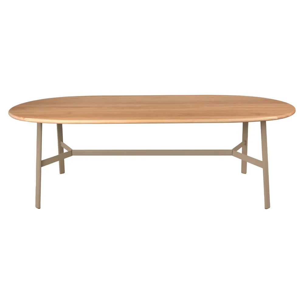 Fermob – So'o – Table chêne ovale 220 x 95 cm – Muscade