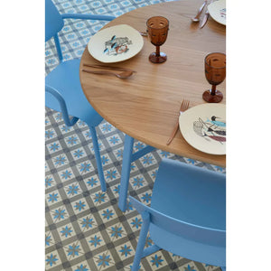 Fermob – So'o – Table chêne ovale 220 x 95 cm en situation