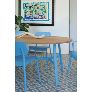 Fermob – So'o – Table chêne ovale 220 x 95 cm en situation