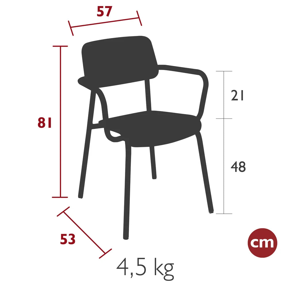 Fermob – Bridge chêne – guide de dimensions