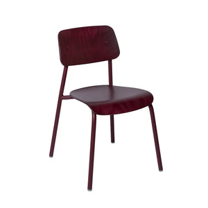 Fermob – Studie – Chaise bois teinté – Cerise noire