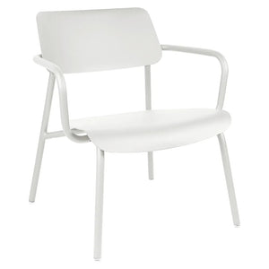 Fermob – Studie – Fauteuil lounge – Blanc coton