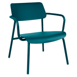 Fermob – Studie – Fauteuil lounge – Bleu acapulco