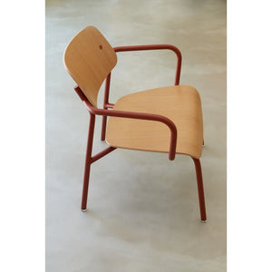 Fermob – Studie – Fauteuil lounge chêne en situation