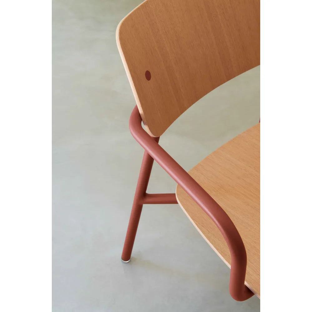Fermob – Studie – Fauteuil lounge chêne en situation