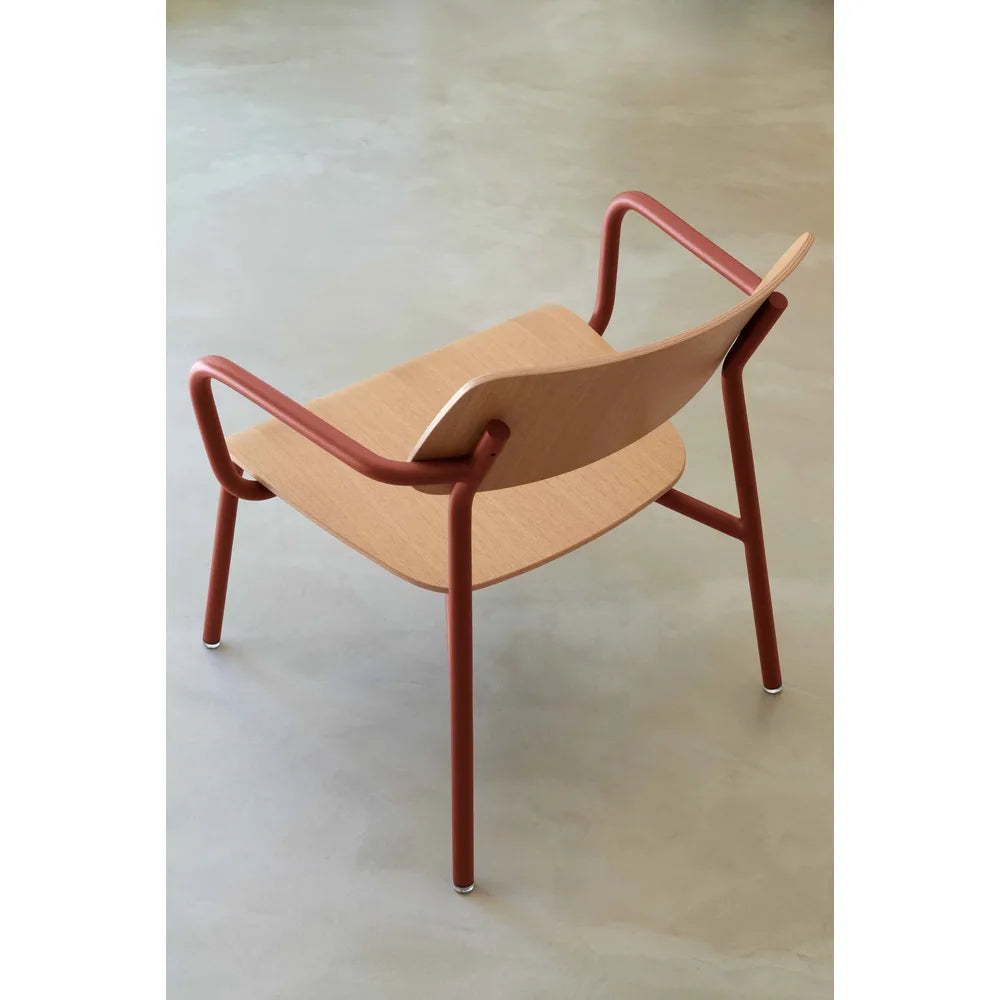 Fermob – Studie – Fauteuil lounge chêne en situation