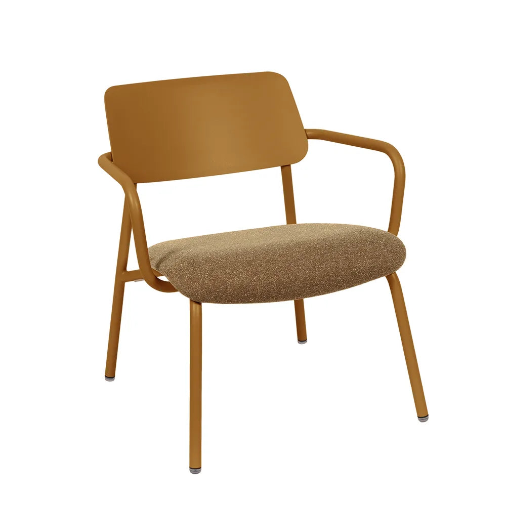 Fermob – Studie – Fauteuil lounge tissu – Pain d'épices