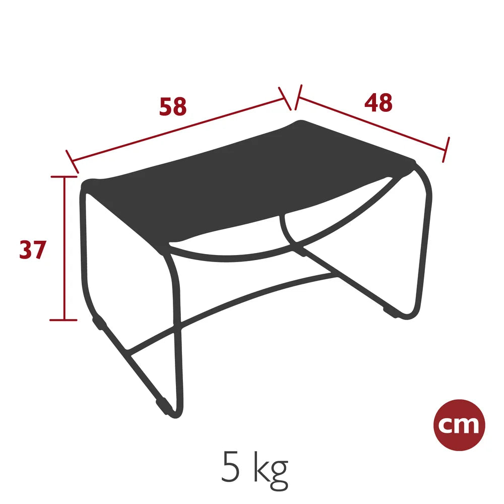 Fermob – Repose-pieds cuir – guide de dimensions