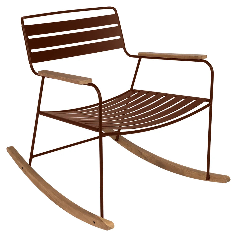Fermob – Surprising – Rocking chair – Ocre rouge