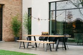 Vincent Sheppard - Outdoor - Table Matteo - Teck Massif/Aluminium - 215 x 100 x H76