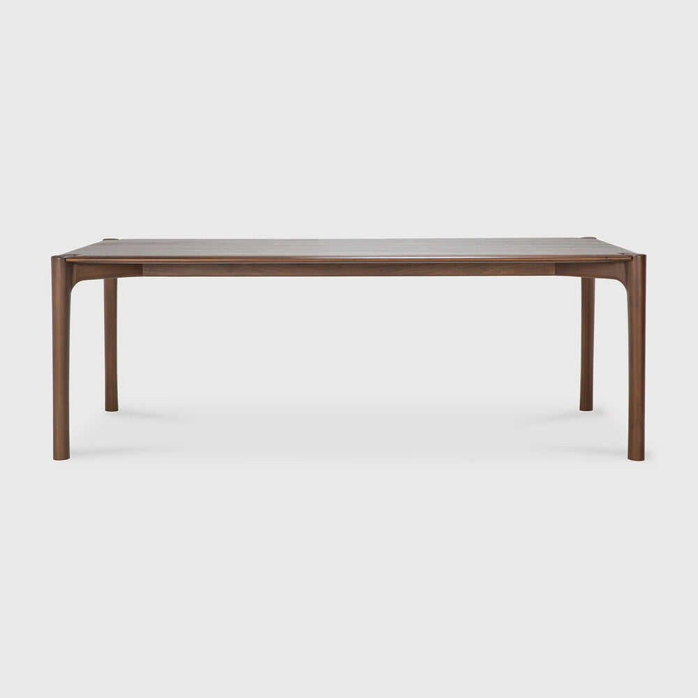 Ethnicraft - Table Pi - Teck verni - Brun - 220 x 95 x H76