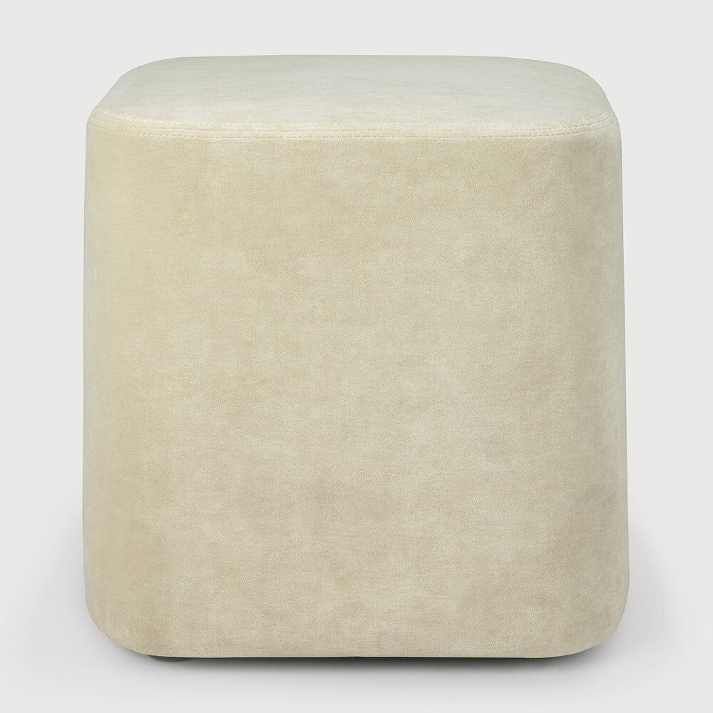 Ethnicraft - Pouf Cube (Sand, Forest, Cinnamon) - 40 x 40 x H40