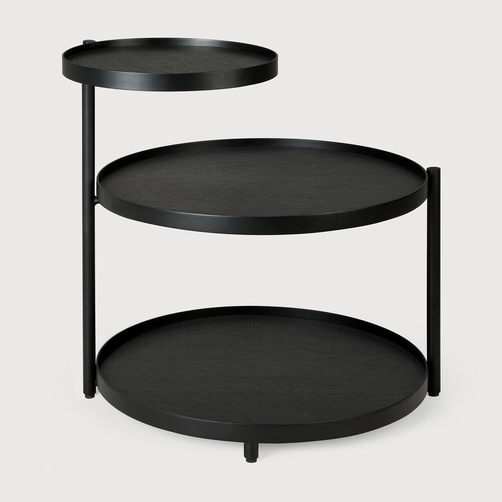 Ethnicraft - Swivel tray - double table d'appoint avec plateau tournant
