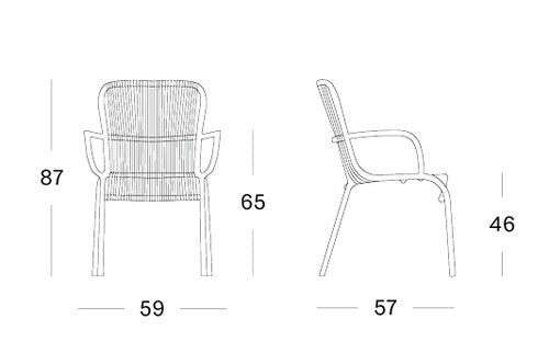 Vincent Sheppard - Outdoor - Loop - Chaise Corde - Cinq coloris